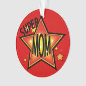 Mama Mother Super Star Weihnachtsgebäck 2 Ornament (Vorderseite)