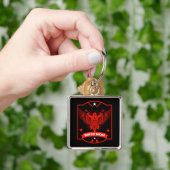 Mama Motorradfahrer Schlüsselanhänger (Hand)