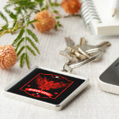 Mama Motorradfahrer Schlüsselanhänger (Seite)