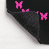 Mama MOUSEPAD mit Niedlich rosa Schmetterlingen (Ecke)
