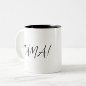 MAMA! Mug Zweifarbige Tasse (Vorderseite Links)