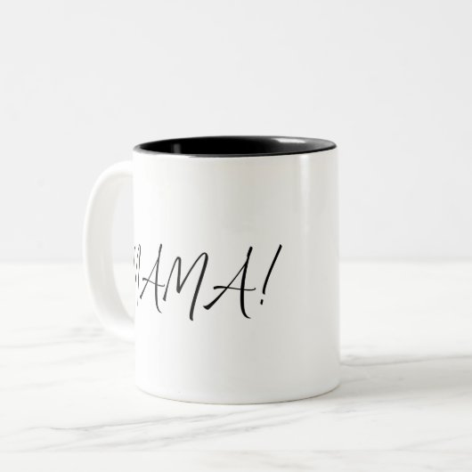 MAMA! Mug Zweifarbige Tasse (Vorderseite Links)