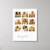 Mama Multi-Foto Creme elegant stilvoll Leinwanddruck (Vorderseite)