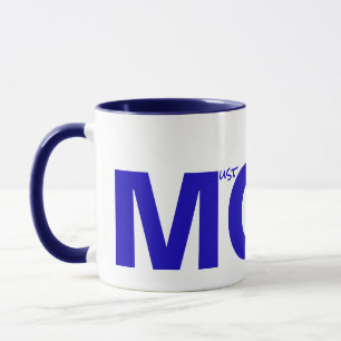 MAMA (muss mir gehorchen) Blau Tasse