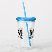 MAMA (muss mir gehorchen) Sprichwort Acryltrinkbecher (Links)