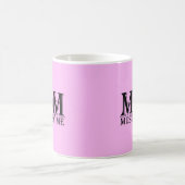 MAMA (muss mir gehorchen) Sprichwort Schwarz Kaffeetasse (Mittel)