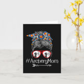 Mama - Mütter Day Bowhunter Archer Bowman Bows Karte (Gelbe Blume)