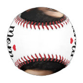 Mama Mutter Foto Baseball (Rückseite)