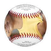 Mama Mutter Foto Baseball (Vorderseite)