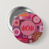 MAMA, MUTTER, FRAUEN, GEBURTSTAG, GESCHENKE SILVER BUTTON (Vorne & Hinten)