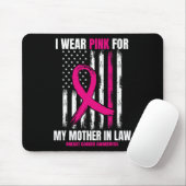 Mama Mutter im Gesetz Brustkrebs Bewusstsein Ameri Mousepad (Mit Mouse)
