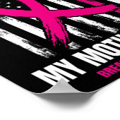 Mama Mutter im Gesetz Brustkrebs Bewusstsein Ameri Poster (Ecke)