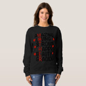 Mama Mutter Mutter Muttersprache Mommy Phantastisc Sweatshirt (Vorne ganz)