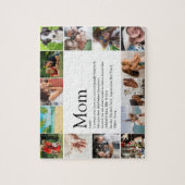 Mama, Mutter, Muttersprache Definition 14 Foto Puzzle (Vertikal)