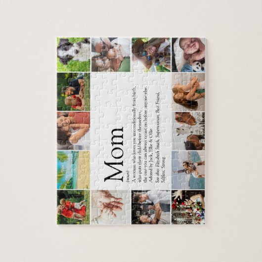 Mama, Mutter, Muttersprache Definition 14 Foto Puzzle (Vertikal)
