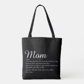 Mama, Mutter, Muttersprache Definition Skript am b Tasche (Rückseite)