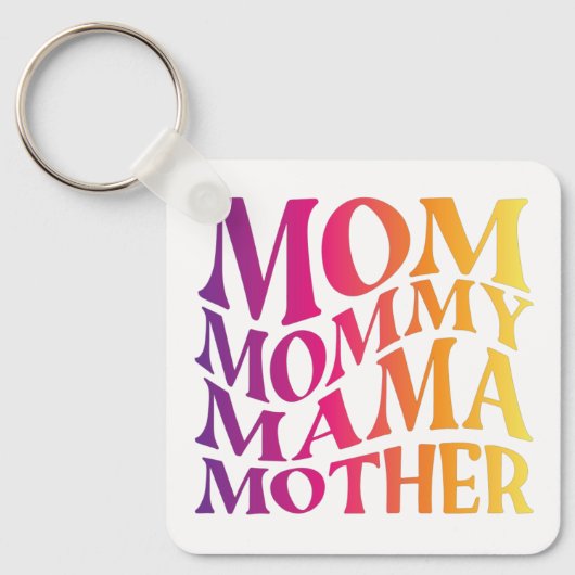 Mama Mutter Schlüsselanhänger (Vorderseite)