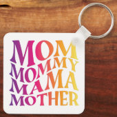 Mama Mutter Schlüsselanhänger (Rückseite)