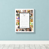 Mama | Mütter Tag 22 FotoCollage Leinwanddruck (Insitu (Holzboden))