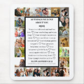 Mama | Mütter Tag 22 FotoCollage Mousepad (Vorne)