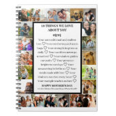 Mama | Mütter Tag 22 FotoCollage Notizblock (Vorderseite)