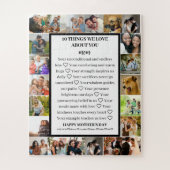 Mama | Mütter Tag 22 FotoCollage Puzzle (Vertikal)