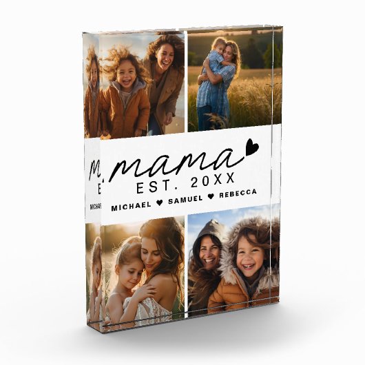 Mama Mütter Tag 4 Bilder Fotoblock (Links)