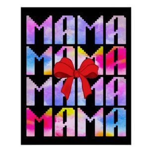 Mama Mütter Tagesgeschenk für Mama Poster