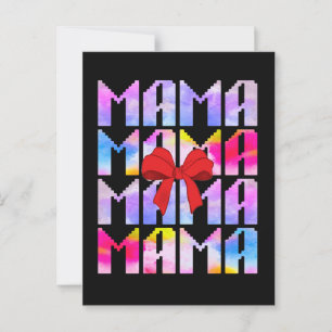 Mama Mütter Tagesgeschenk für Mama Postkarte