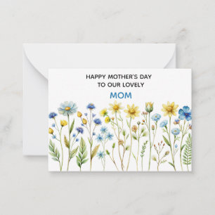 Mama Mütter Tageskarte, GIFT Blume, Muttertag Mitteilungskarte