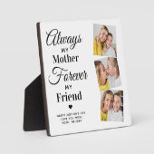 Mama Mutter Tochter Zitat Personalisiert 3 Foto Fotoplatte (Vorderseite)