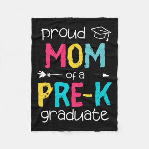Mama Mutter Vorschulfamilie Matching Graduati Fleecedecke