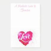 Mama Mutterschrift Post-it Klebezettel (Vorderseite)