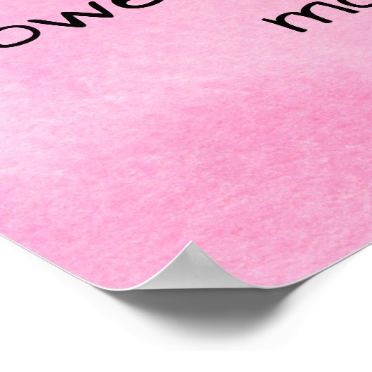 Mama Muttertag Abraham Lincoln Zitat Poster (Ecke)