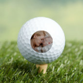 Mama Muttertag Benutzerdefiniertes Foto Golfball (Insitu T-Shirt)