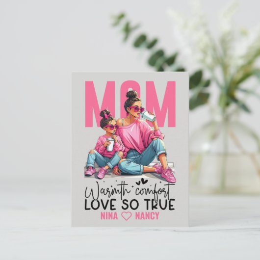 MAMA Muttertag Danke Karte (Stehend Vorderseite)