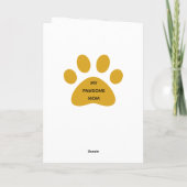 Mama Muttertag des Hundes Karte (Rückseite)