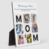 Mama Muttertag Foto Collage Plaque Fotoplatte (Seite)