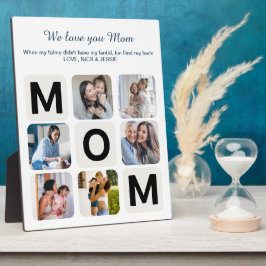 Mama Muttertag Foto Collage Plaque Fotoplatte