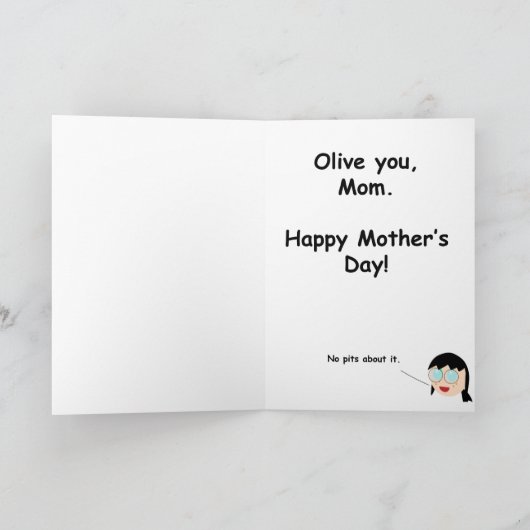 Mama, Muttertag Karte (Innenseite)