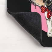 Mama Muttertag Mama Mama Mother Mother Mops Mousepad (Ecke)
