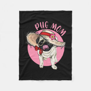Mama Muttertag Mama Mutti Mutter Mops  Fleecedecke
