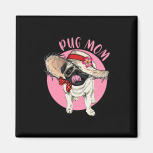 Mama Muttertag Mama Mutti Mutter Mops  Magnet