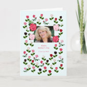 Mama, Muttertag, Rose Karte (Vorderseite)