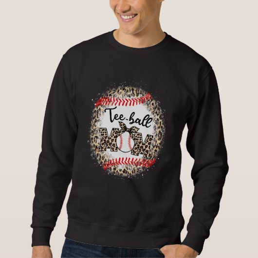 Mama Muttertag Teeball Mama Leopard 26 Sweatshirt (Vorderseite)