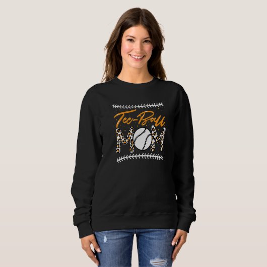 Mama Muttertag Teeball Mama Leopard Sweatshirt (Vorne ganz)