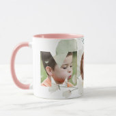 MAMA Muttertag Wasserfarbe Wildblumen Foto Tasse (Links)