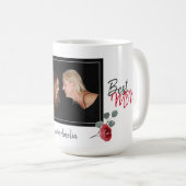 Mama Muttertag Wasserfarbenes Foto Kaffeetasse (VorderseiteRechts)