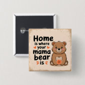 Mama-Muttertagsangebot Button (Vorne & Hinten)