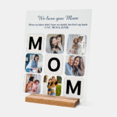 Mama Muttertagsfoto Collage Akryllisches Zeichen Acrylschild (Winkel)